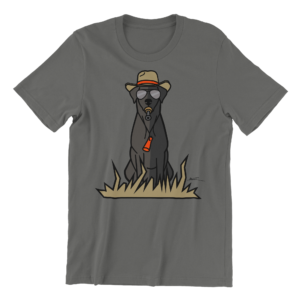 black lab trainer t-shirt